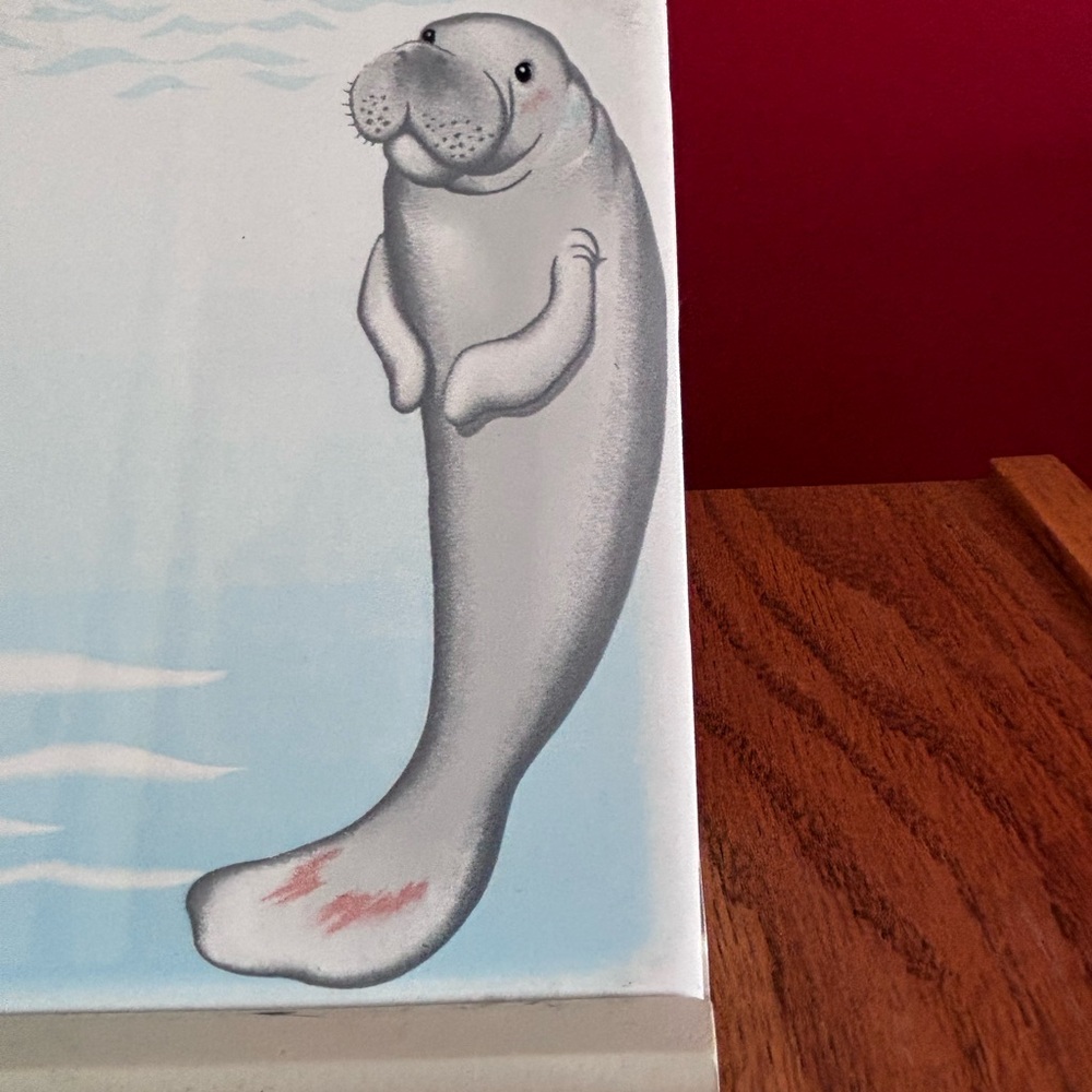 Manatee Tile Message Board - Picture 2 of 6
